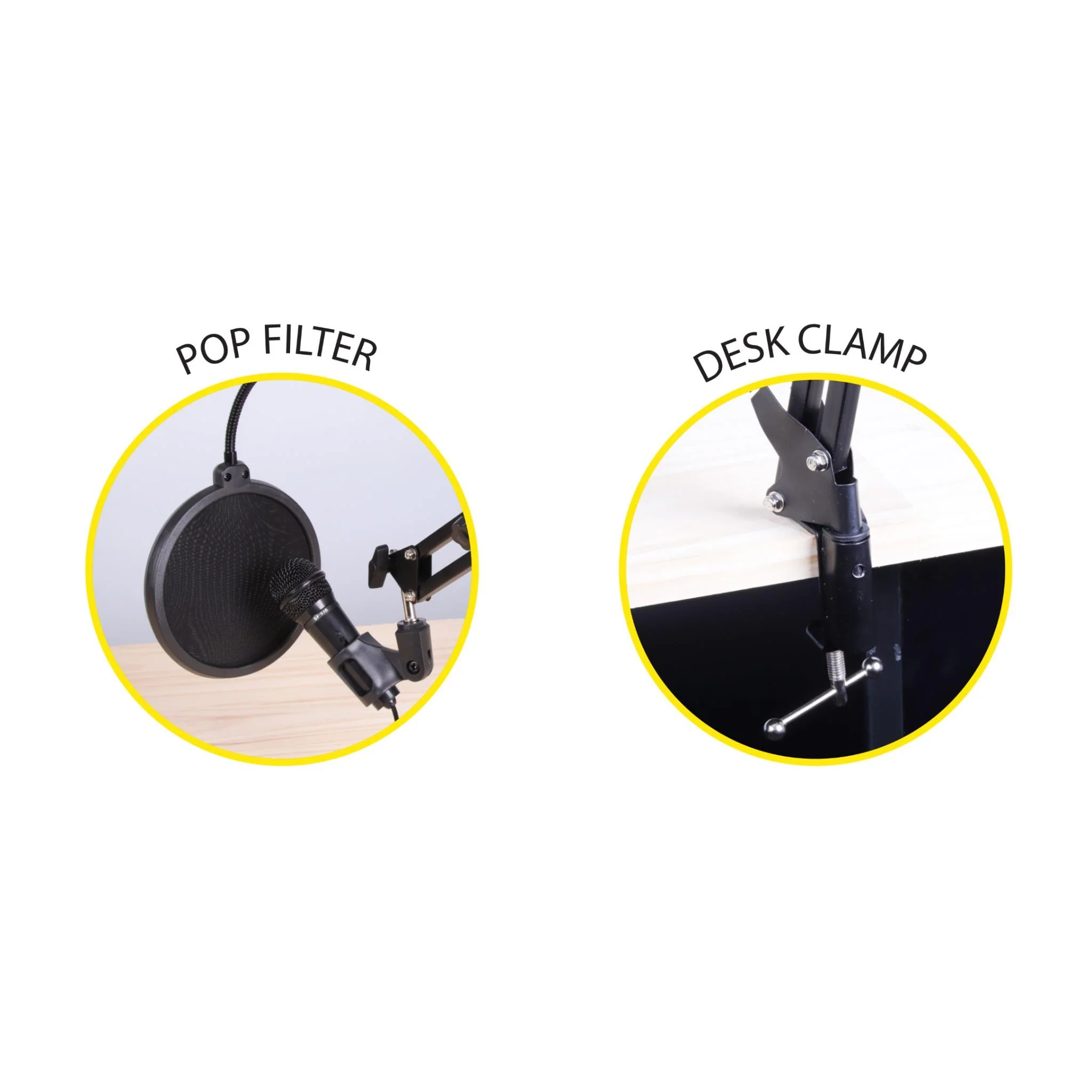 Influencer Microphone Boom Arm Desk Kit