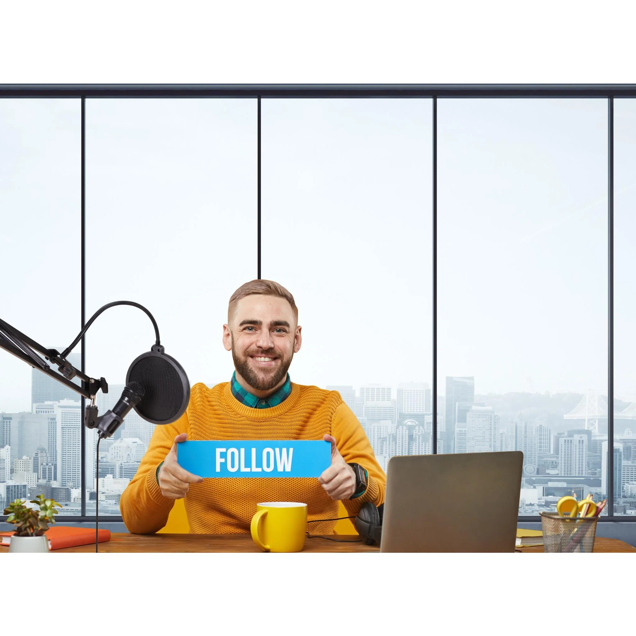 Influencer Microphone Boom Arm Desk Kit
