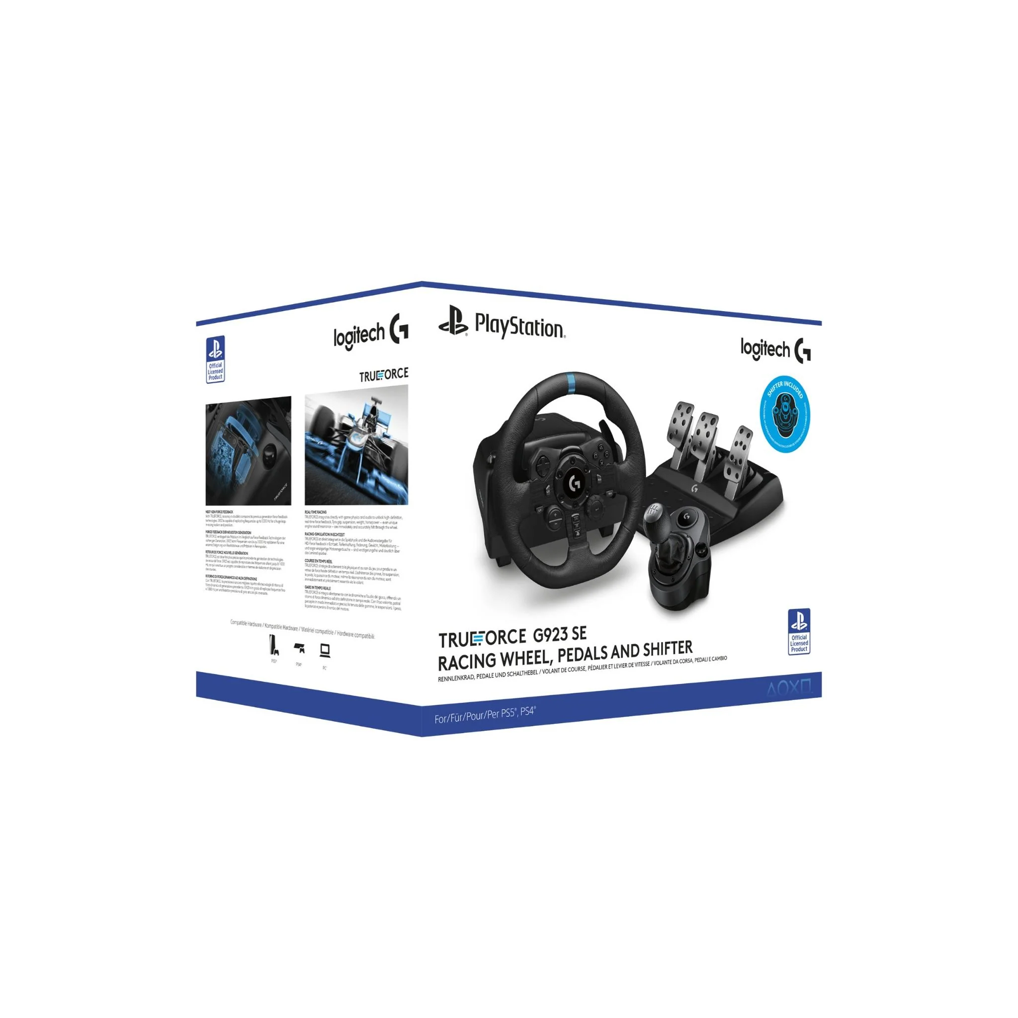 Logitech G G923 SE TRUEFORCE Racing Wheel + Pedals and Shifter for PlayStation
