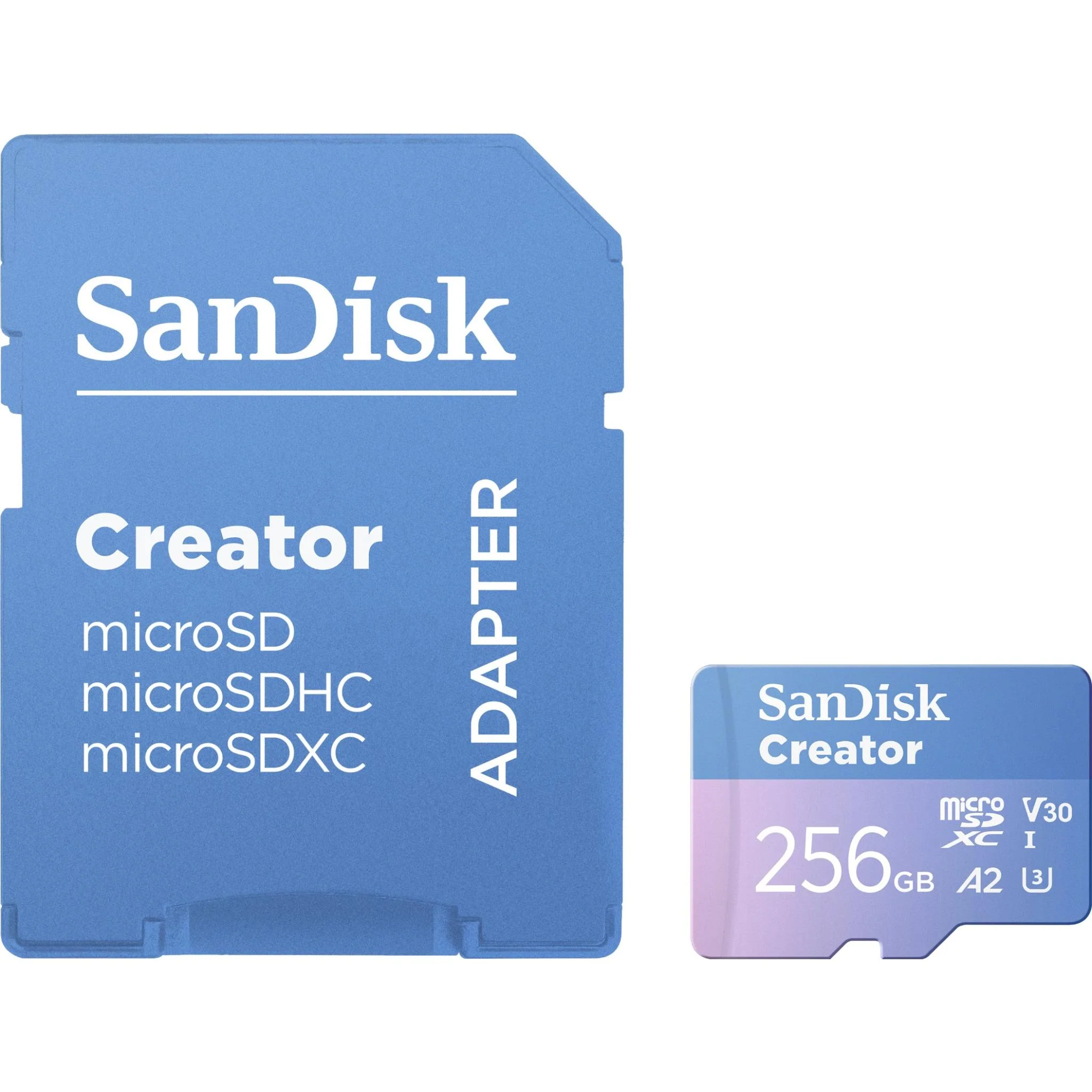 SanDisk® Creator microSD™ Card UHS-I with Adapter 256GB
