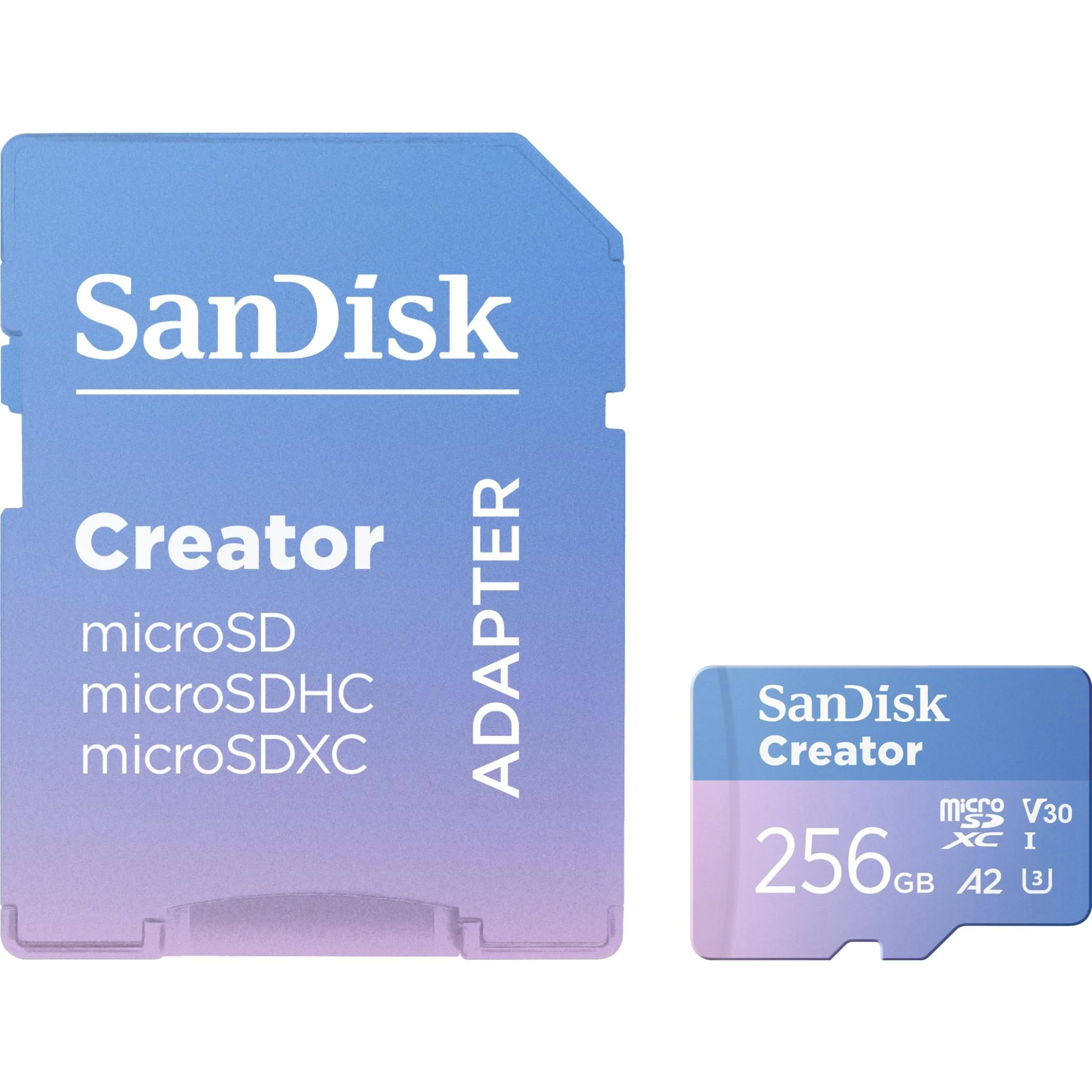 SanDisk® Creator microSD™ Card UHS-I with Adapter 256GB