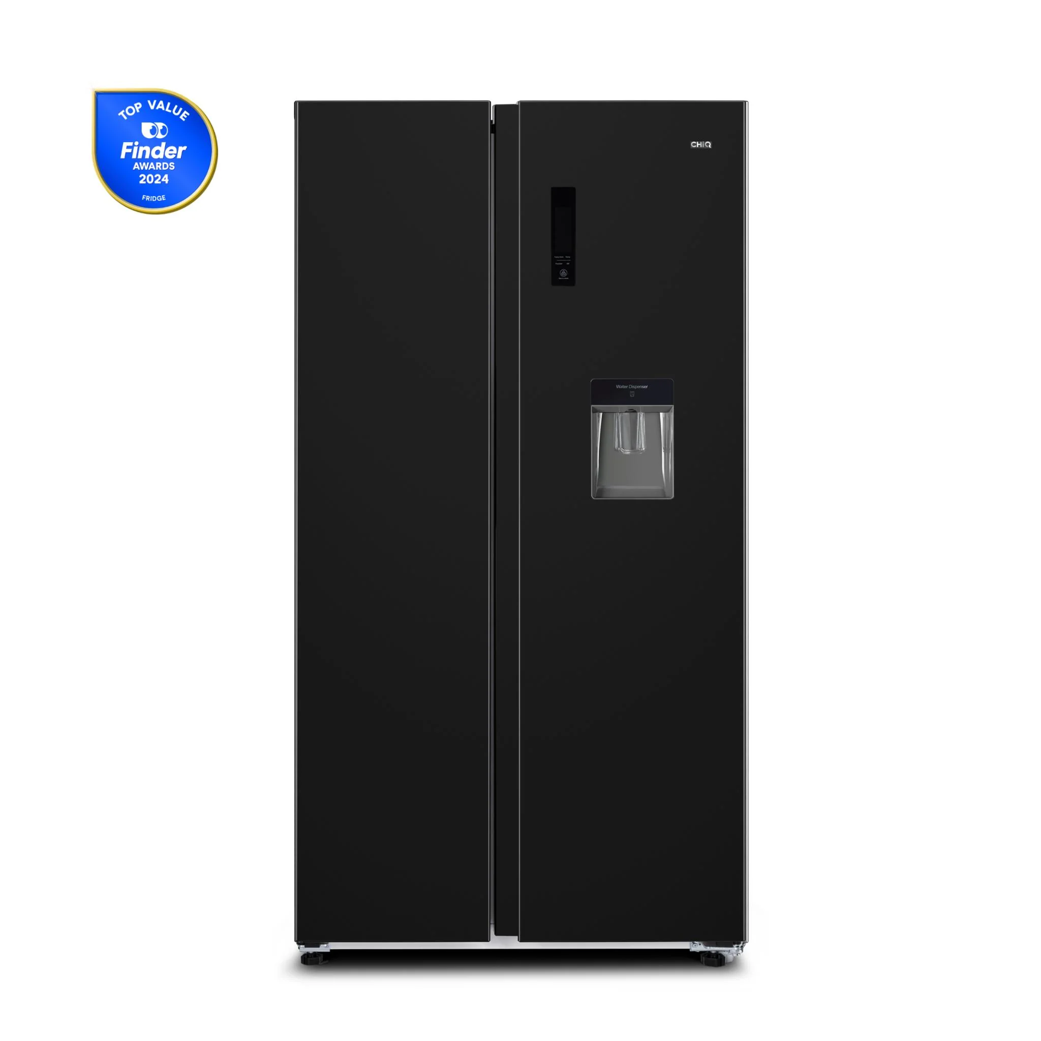 CHiQ CSS556NBD4E 559L Side By Side Fridge (Black)