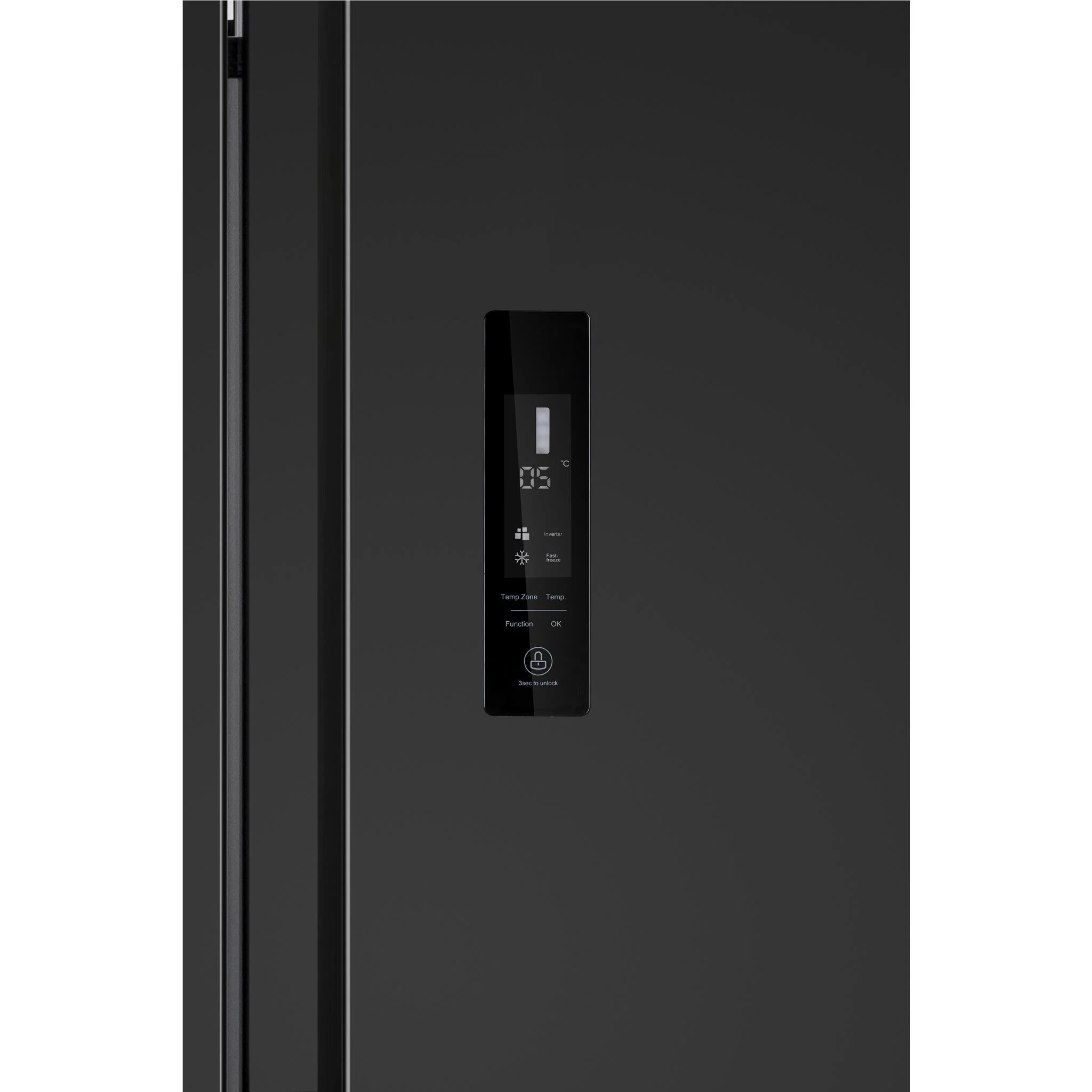 CHiQ CSS556NBD4E 559L Side By Side Fridge (Black)