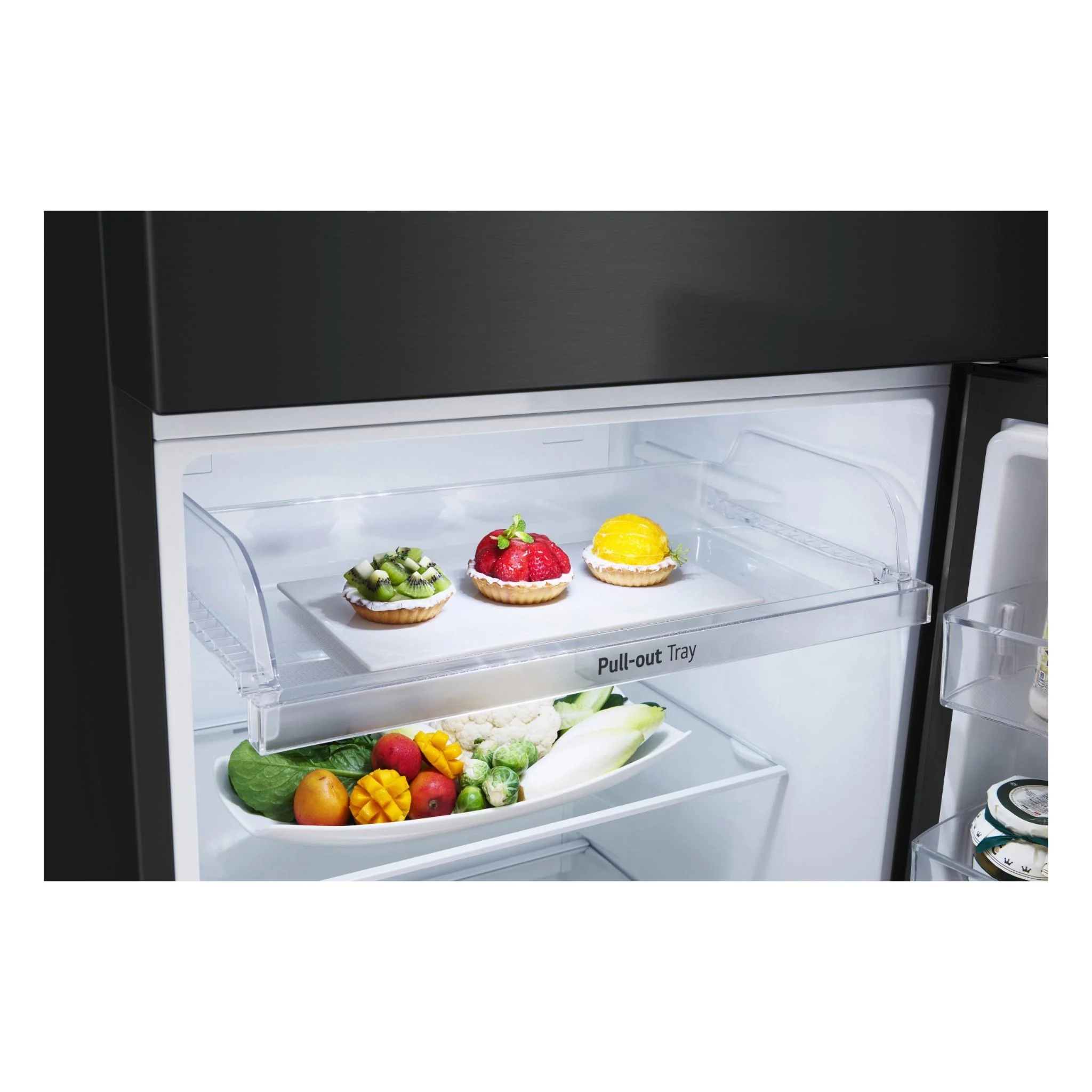 LG GT-5MB 375L Top Mount Fridge (Matte Black)
