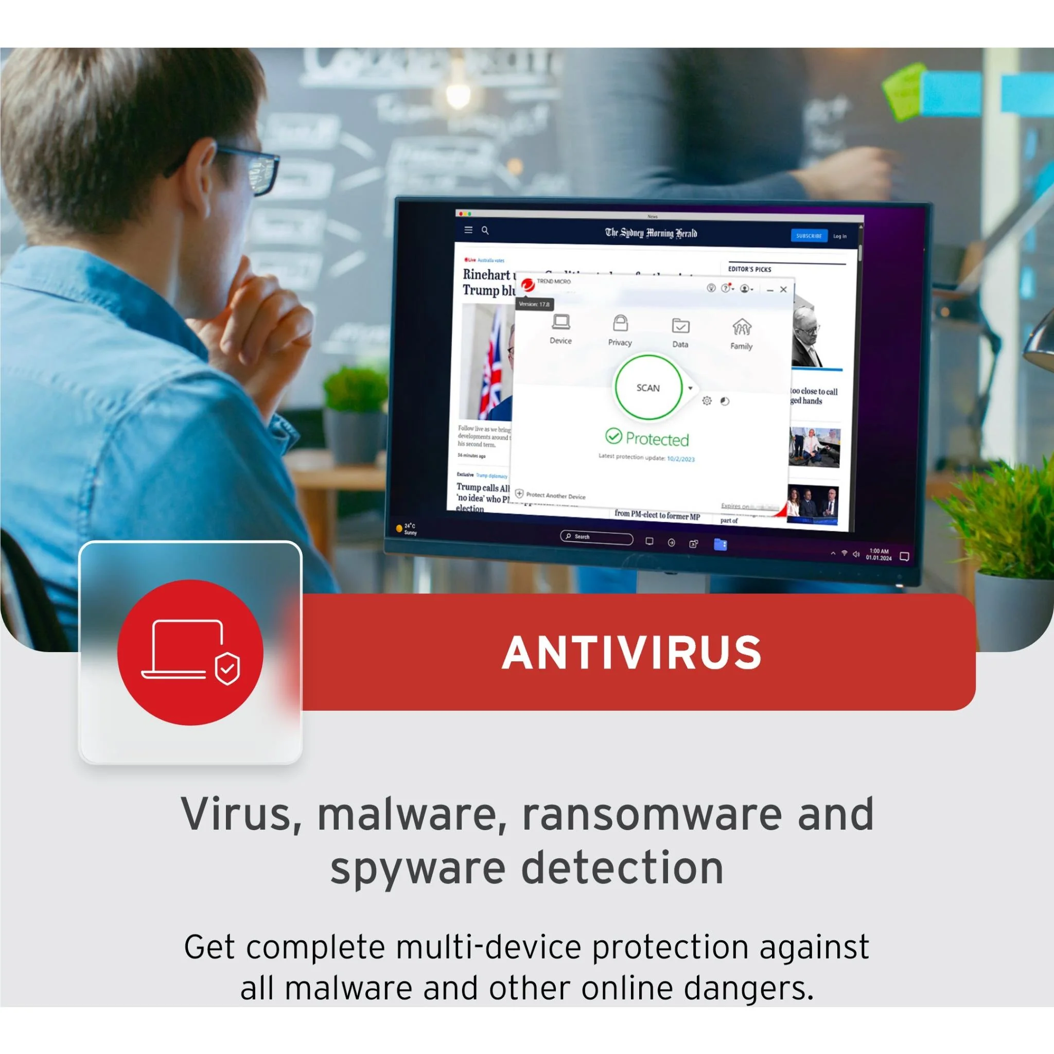 Trend Micro Security Suite Pro Plus (3-Device, 1 Year)[Digital Download]