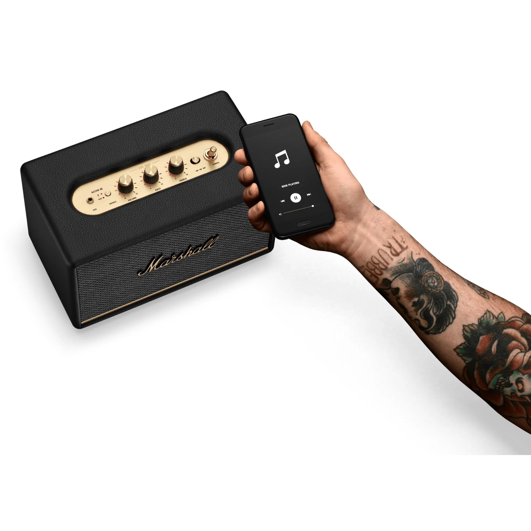 Marshall Acton III Wireless Bluetooth Home Speaker (Black)