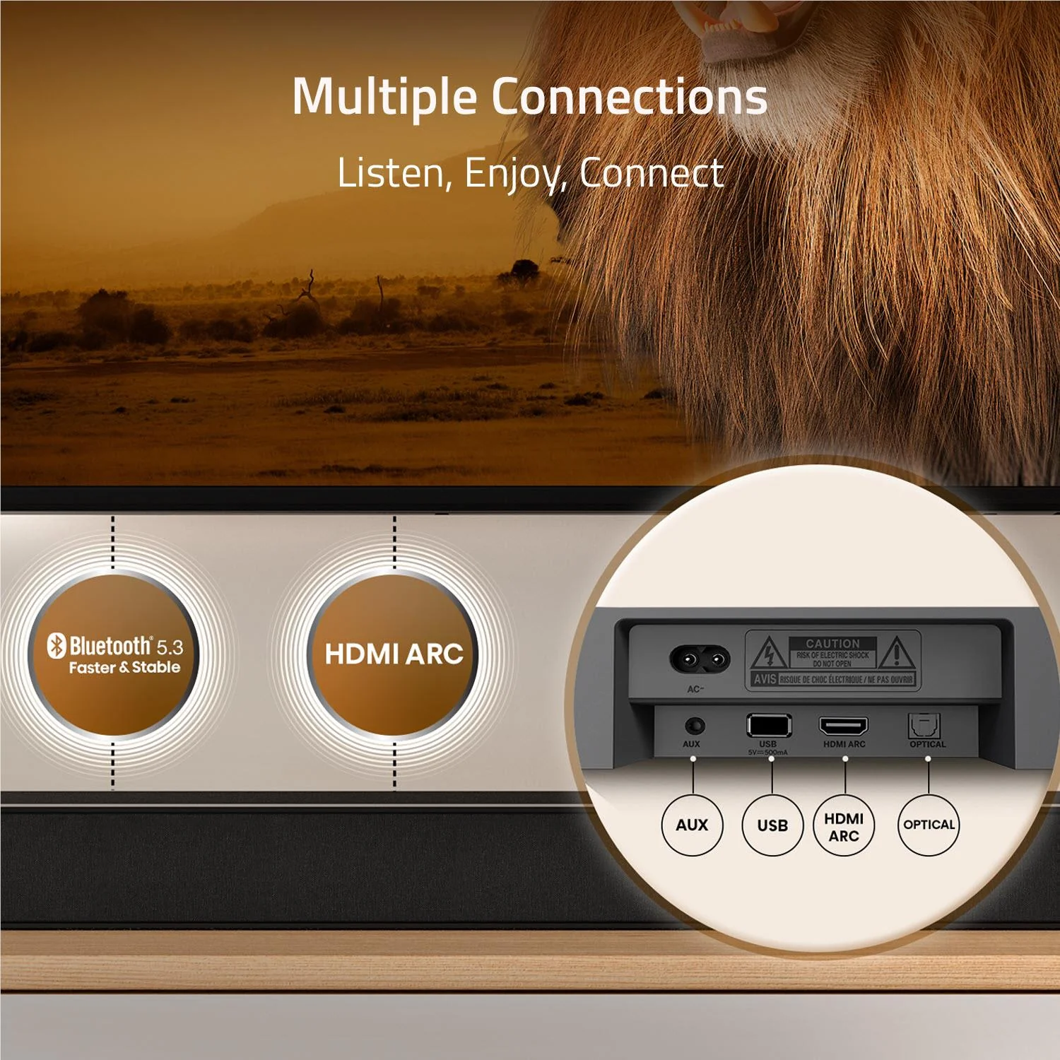 Hisense HS2100 2.1 Channel Soundbar with Wireless Subwoofer