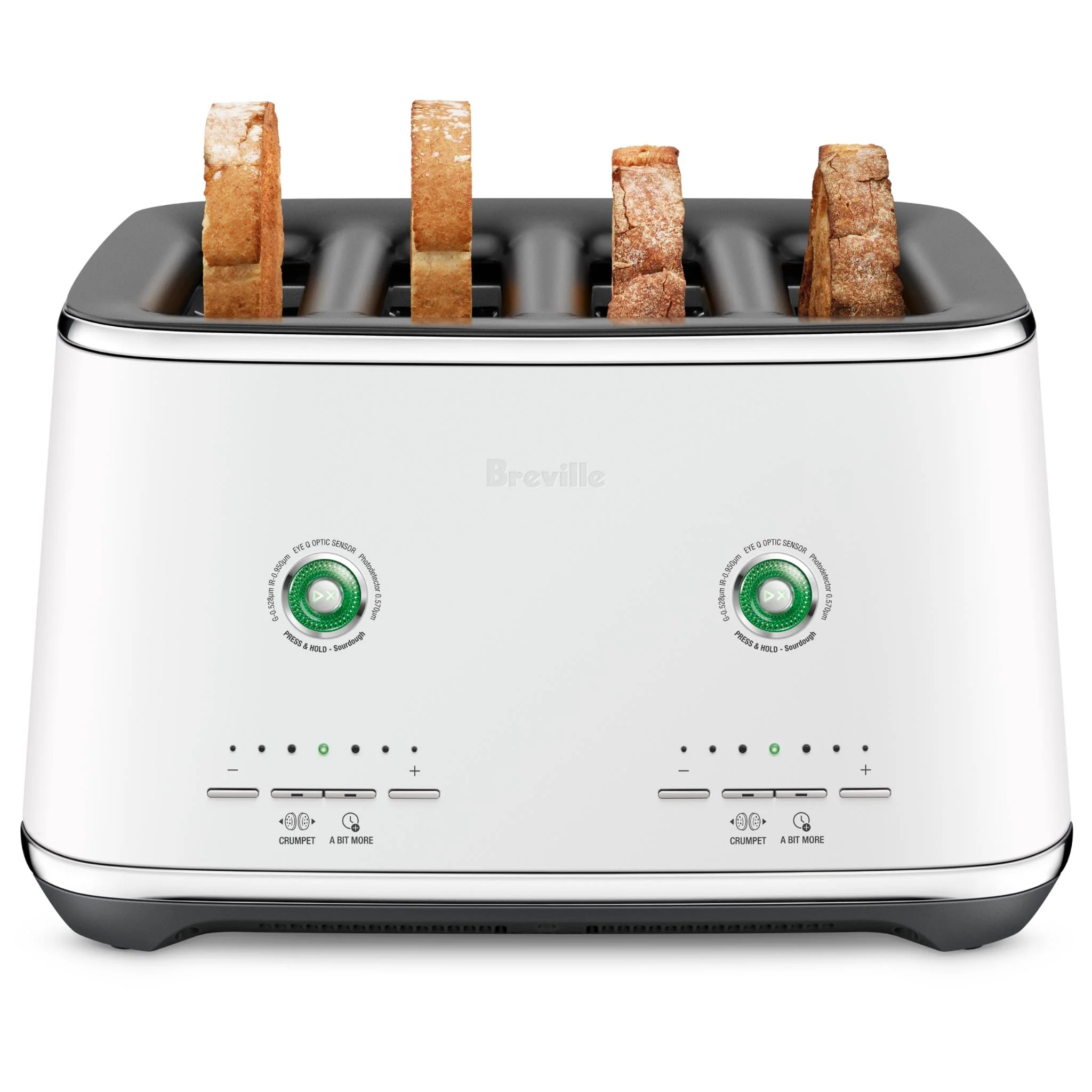 Breville the Eye Q Auto 4 Slice Toaster (Sea Salt)