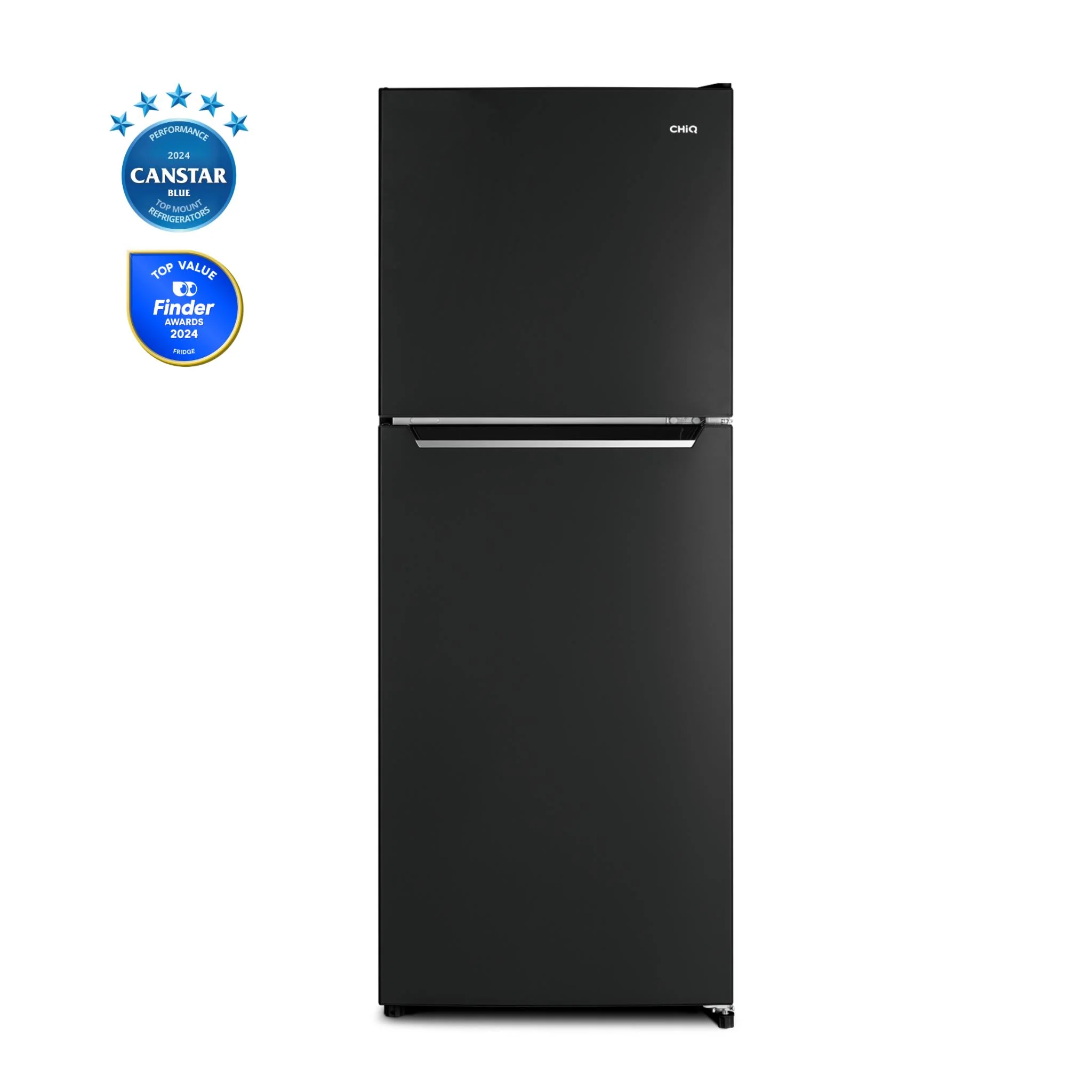 CHiQ CTM201NB3 202L Top Mount Fridge (Black)