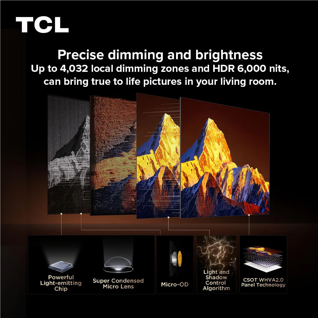 TCL 85" C8L Premium SQD-Mini LED 4K UHD Google TV with Gemini [2026]