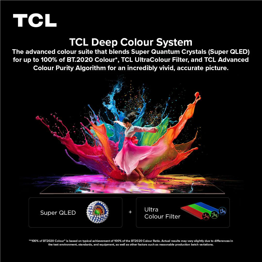TCL 85" C8L Premium SQD-Mini LED 4K UHD Google TV with Gemini [2026]