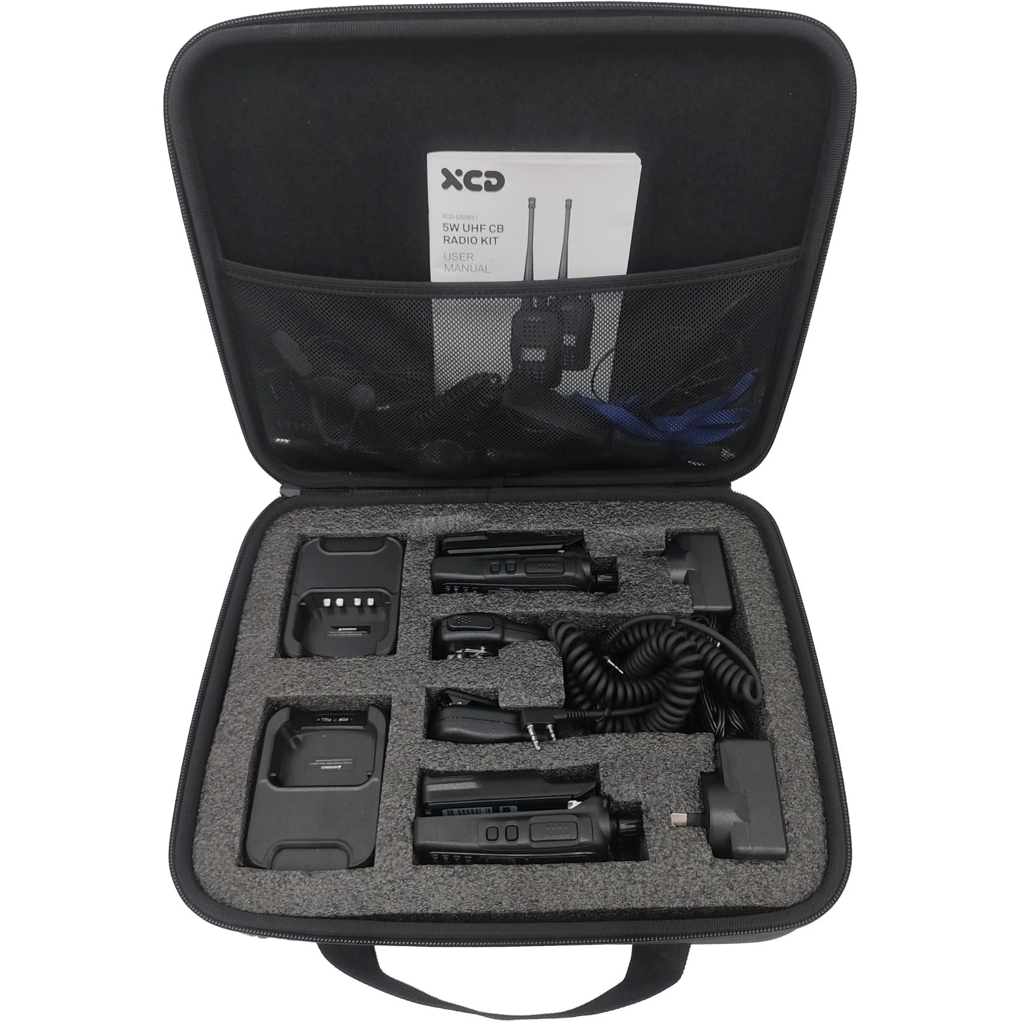 XCD 5W UHF CB Handheld Radio Adventure Kit [2 Pack]