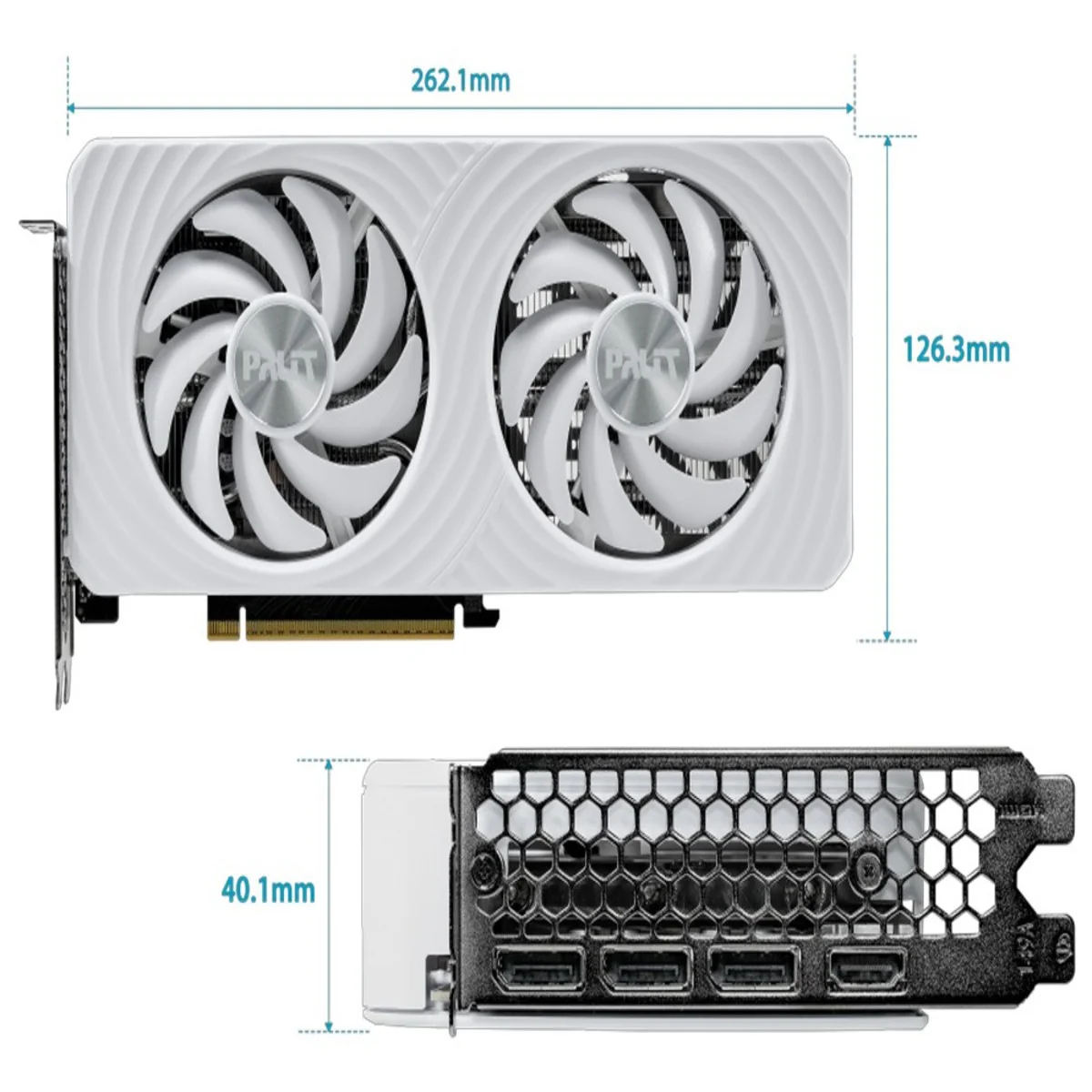 Palit GeForce RTX 5060 Ti White OC 16GB Graphics Card