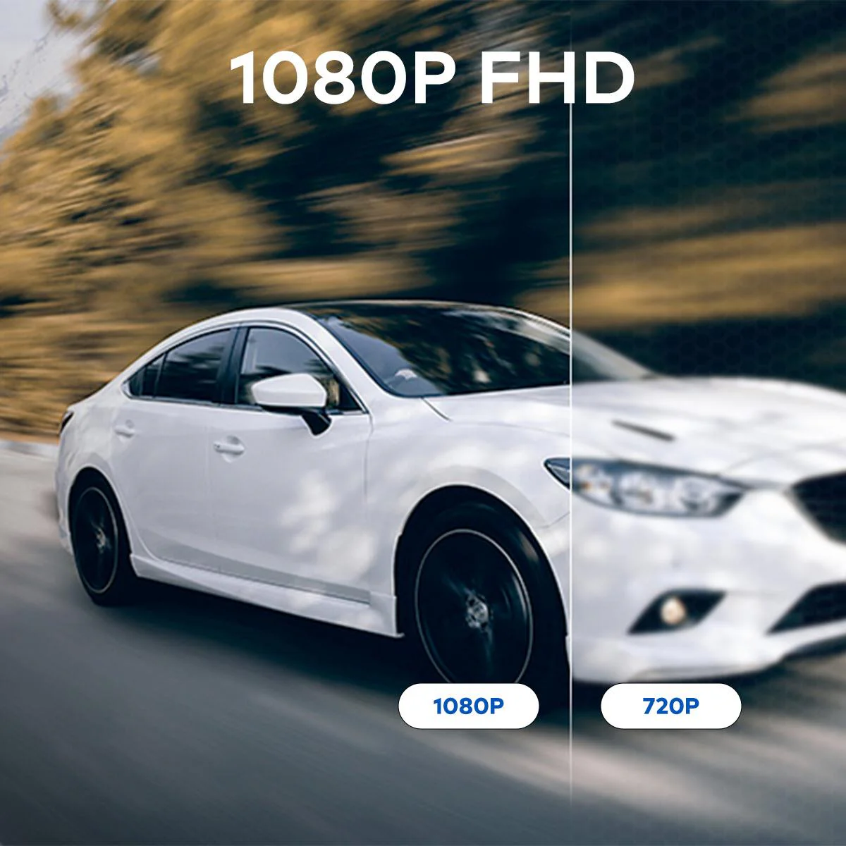 Kapture KPT-590 FHD Dash Camera with 3.2" Screen GPS Logger